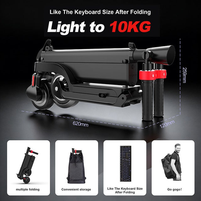 HX X6 Mini Electric Scooter – Foldable 250 W