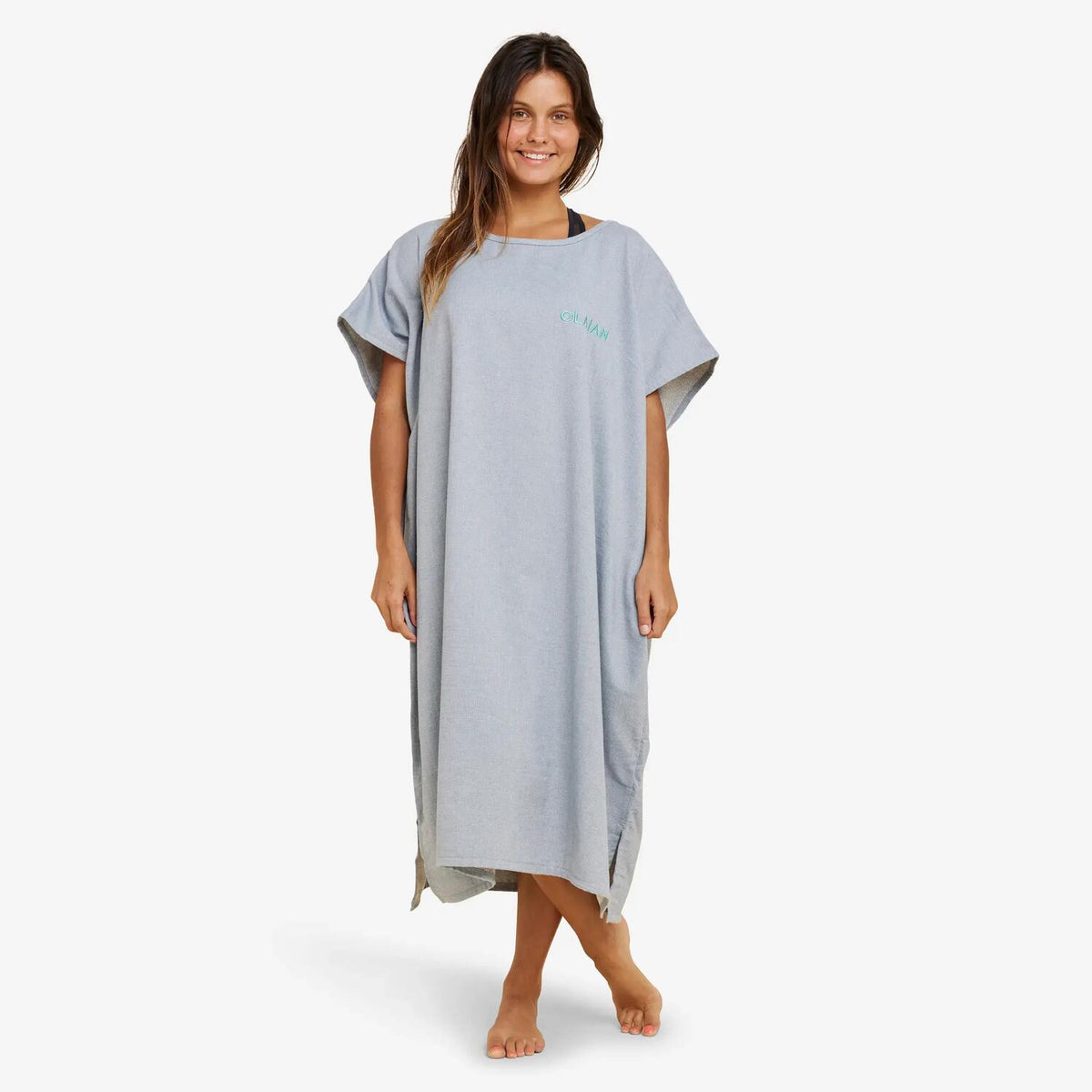OLAIAN 100 Surf Poncho – Concrete Grey